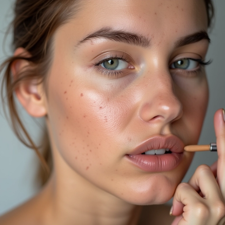 Corretivo cremoso para espinhas e manchas