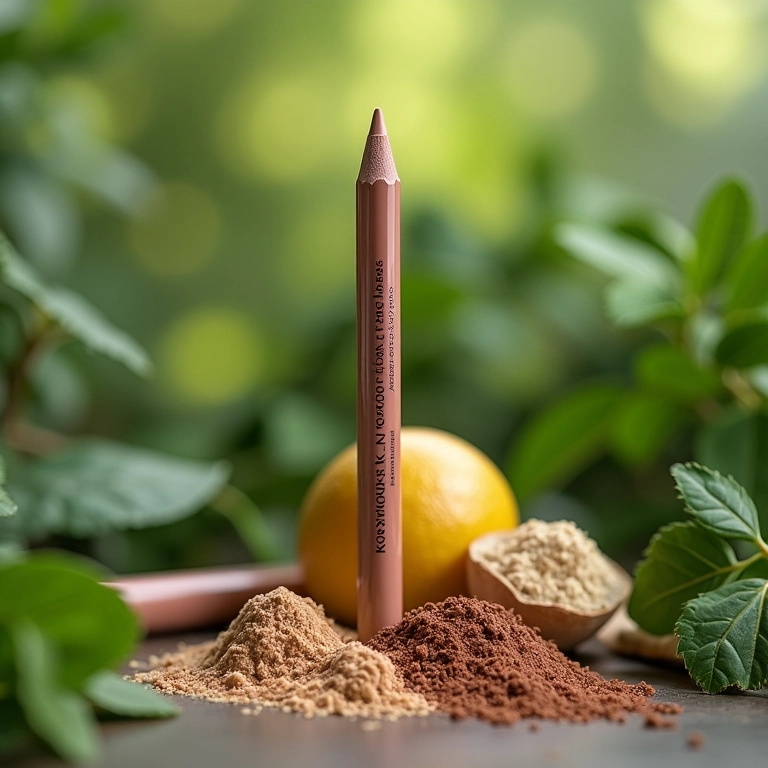 Corretivo em lápis com ingredientes naturais.