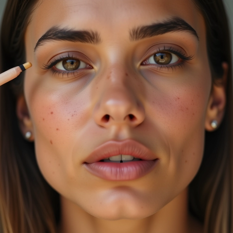 Corretivo em pasta para olheiras profundas.