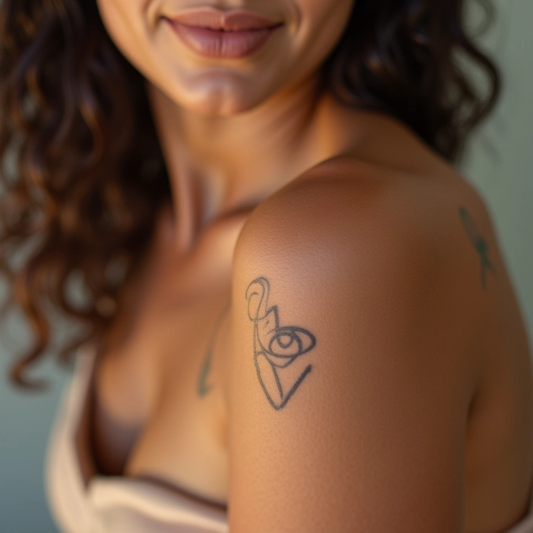 Corretivo em pasta para tatuagens pequenas.