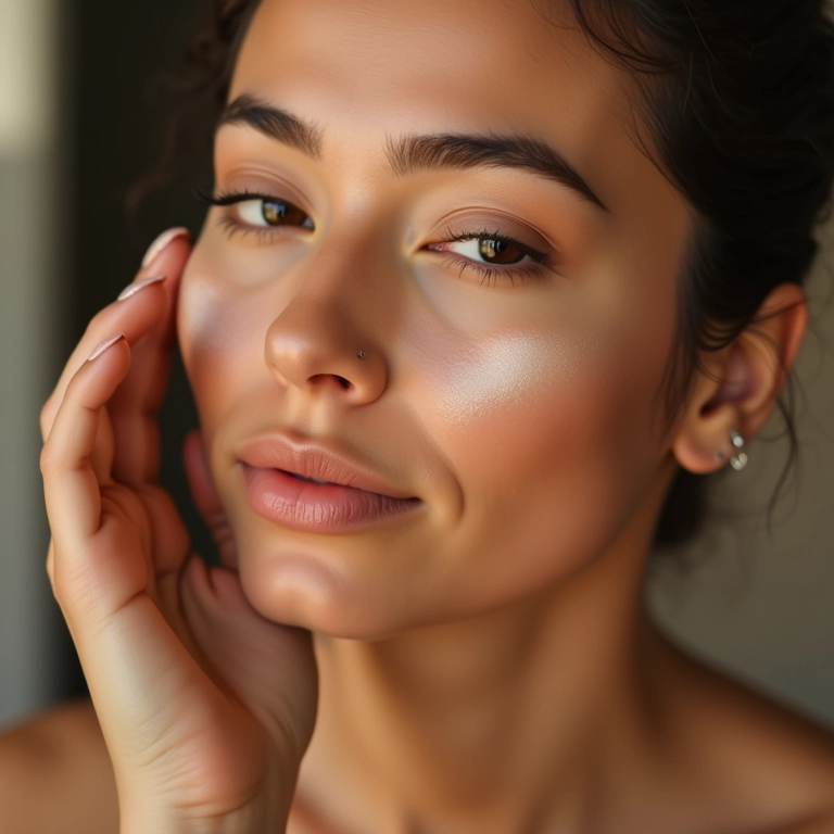 Corretivo líquido iluminador para um glow natural na pele.