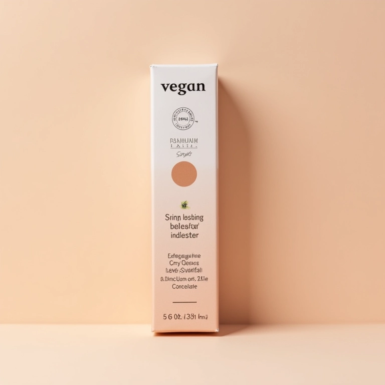 Corretivo líquido vegano e cruelty-free.