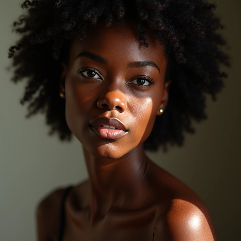 Corretivo matte em pele negra: resultado impecável.