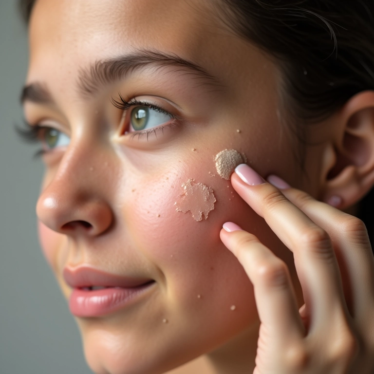 Corretivo mineral para espinhas: disfarce e tratamento suave.