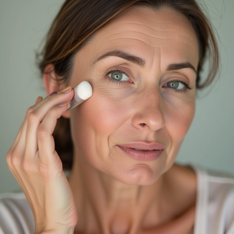 Corretivo mineral para pele madura: realce a beleza natural.