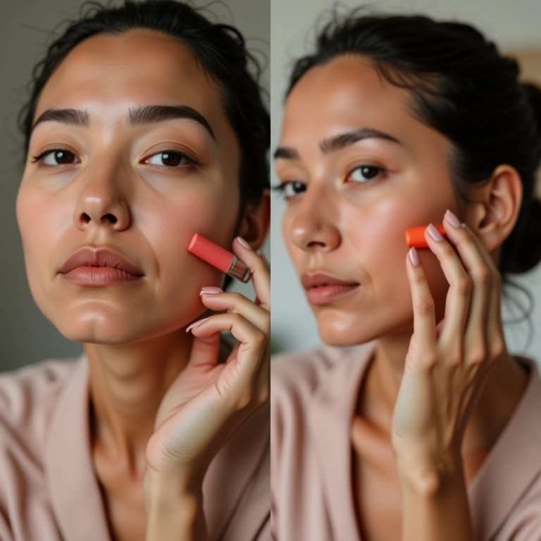 Corretivo salmão para manchas na pele.