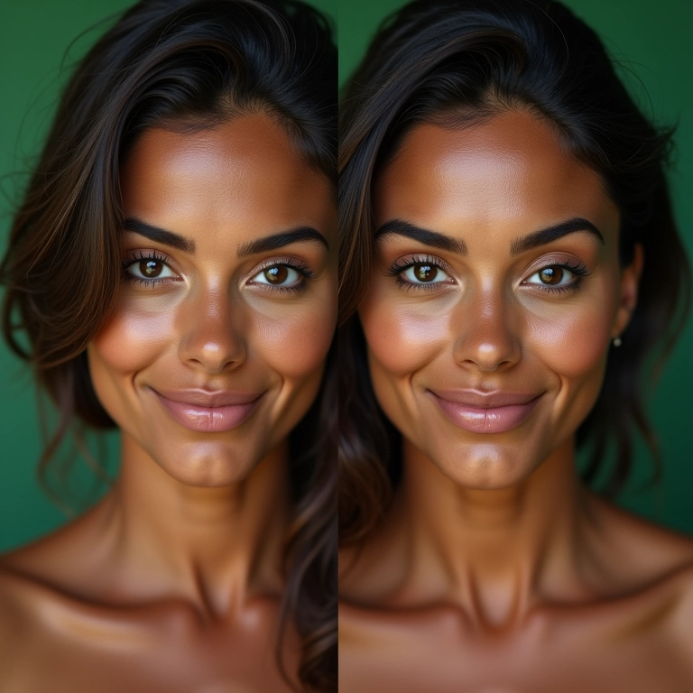 Corretivo verde para neutralizar vermelhidão.