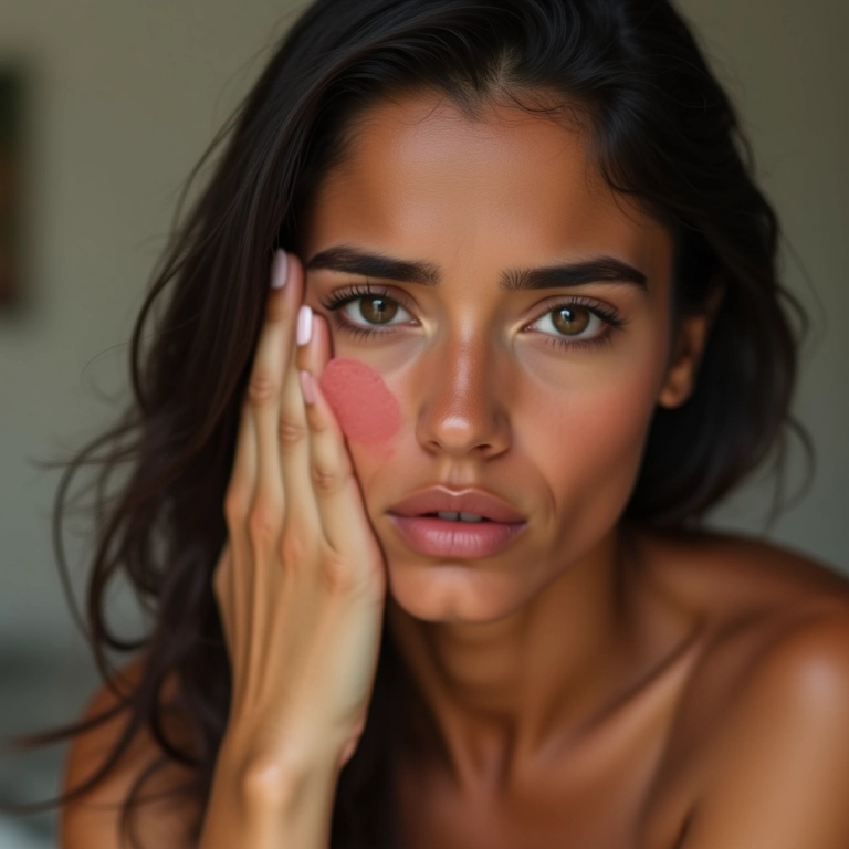 Cuidado com o excesso de blush.