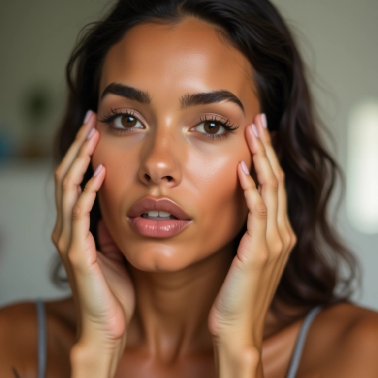 Cuidados com a pele antes da base hidratante: rotina de skincare da mulher brasileira.