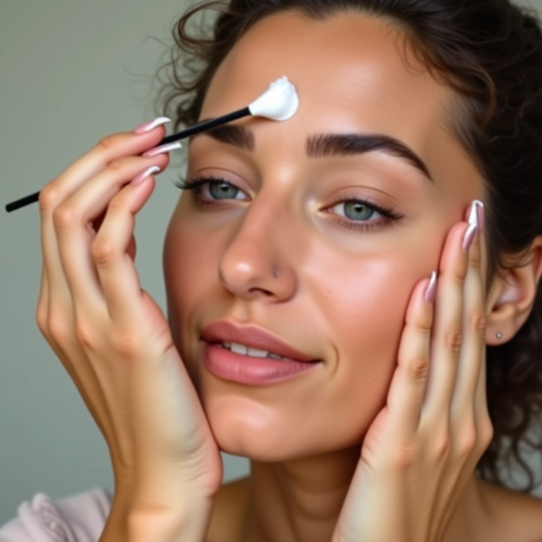 Cuidados pós-depilação da sobrancelha.