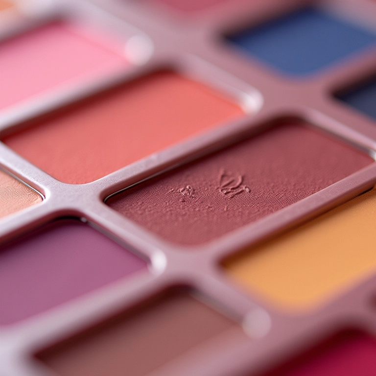 Data de fabricação e validade na embalagem da maquiagem.