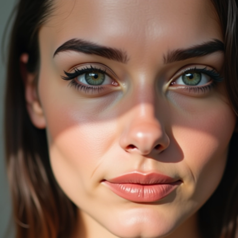 Delineado gatinho ascendente em pálpebra caída.