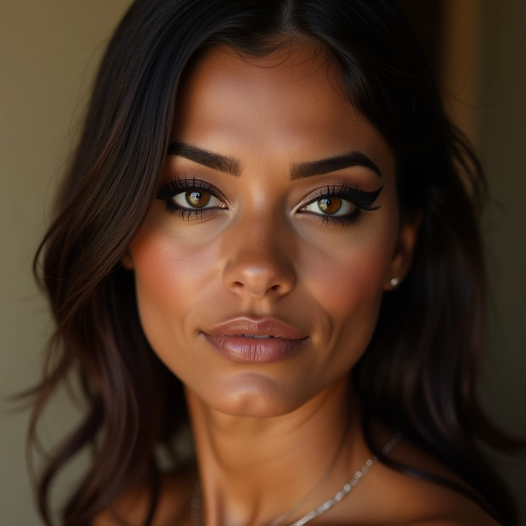 Delineado gatinho marcante para noiva brasileira em casamento.