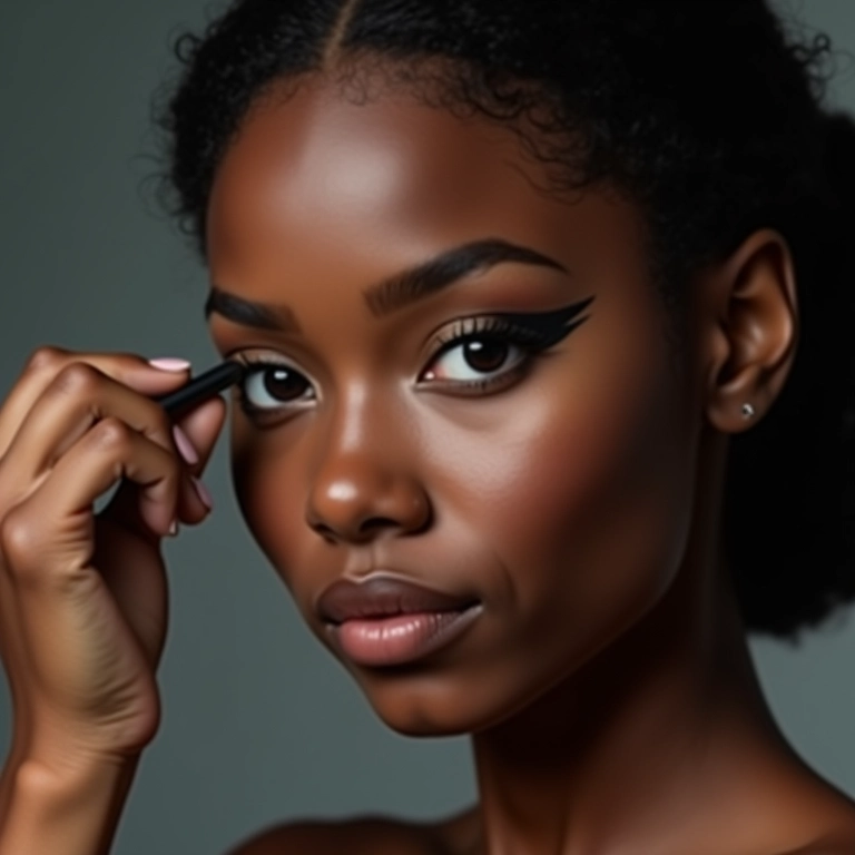 Delineado gatinho perfeito para um olhar poderoso.