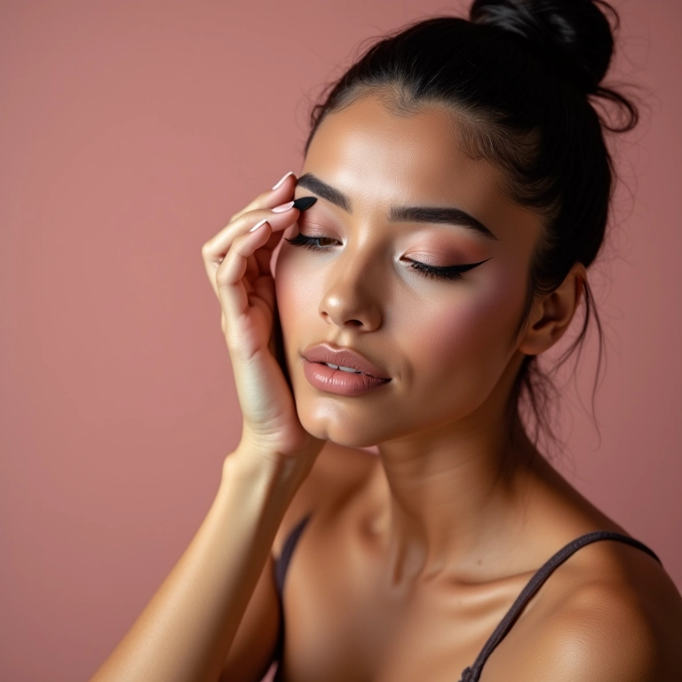 Delineador adesivo para praticidade.