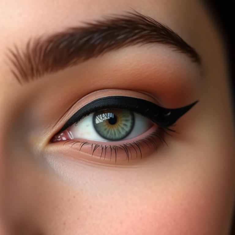 Delineador líquido matte para um visual sofisticado.