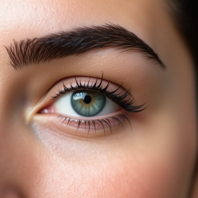 Design de sobrancelhas impecável.