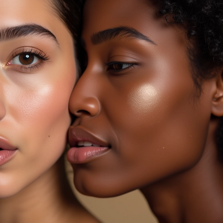 Diferença entre pó facial e pó para zona T.