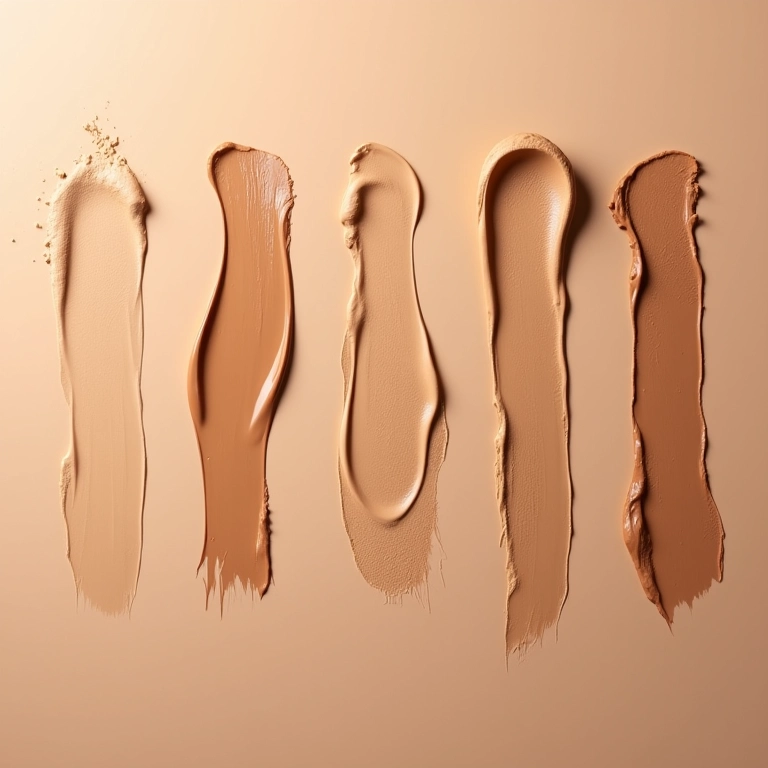 Diferentes texturas de base para cada tipo de pele.