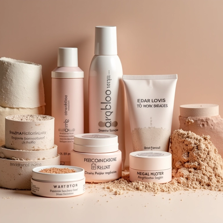 Diversas marcas e preços de pó solto mineral vegano.