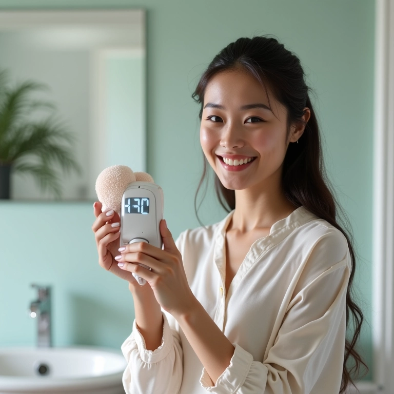 Economia de tempo e dinheiro com a esponja elétrica.