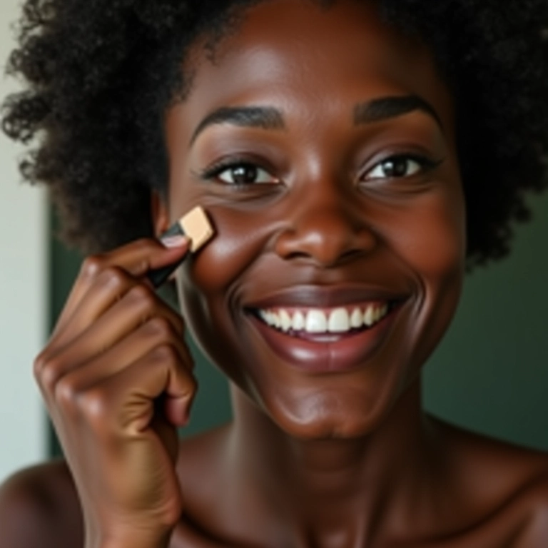 Encontrando o tom perfeito de base para pele negra.