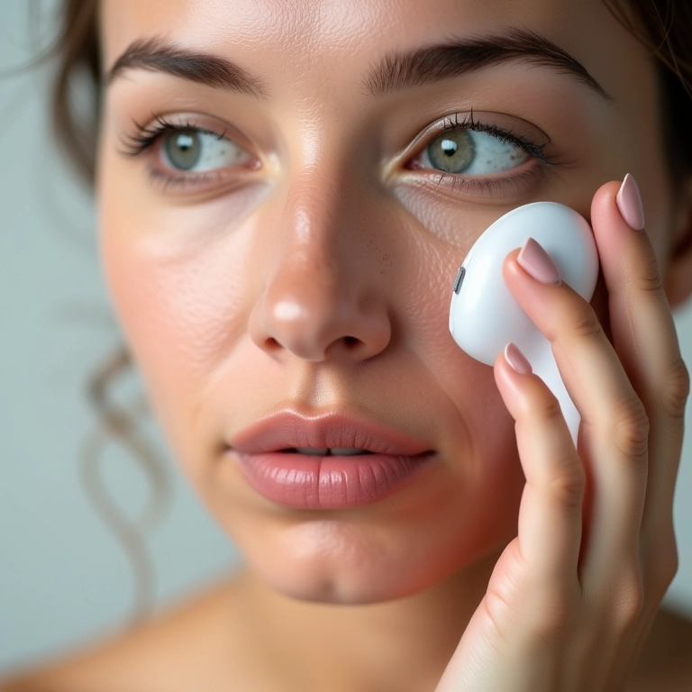 Esfoliação facial para preparar a pele e dar o toque final.