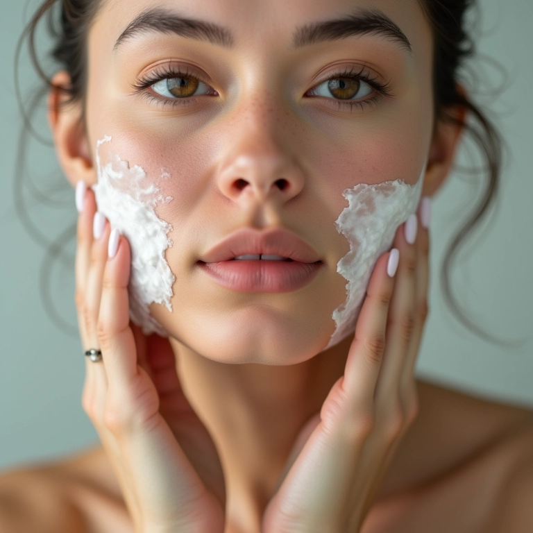 Esfoliação suave para uma pele lisa.