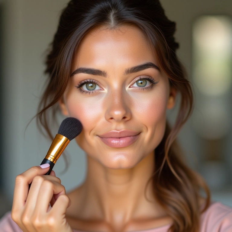 Esfumando o contorno para um acabamento natural.