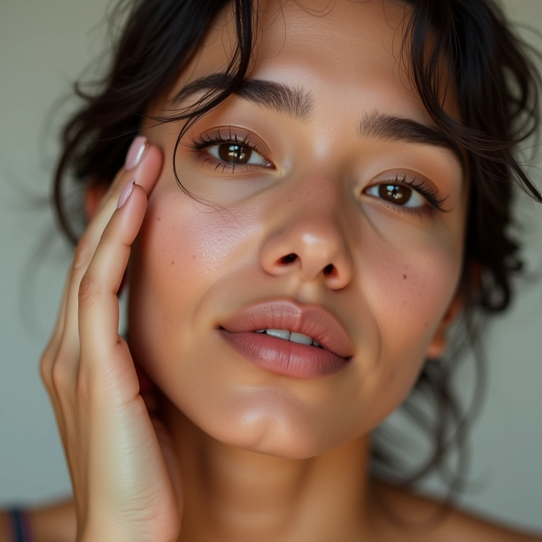 Fixador com efeito matte controlando o brilho.