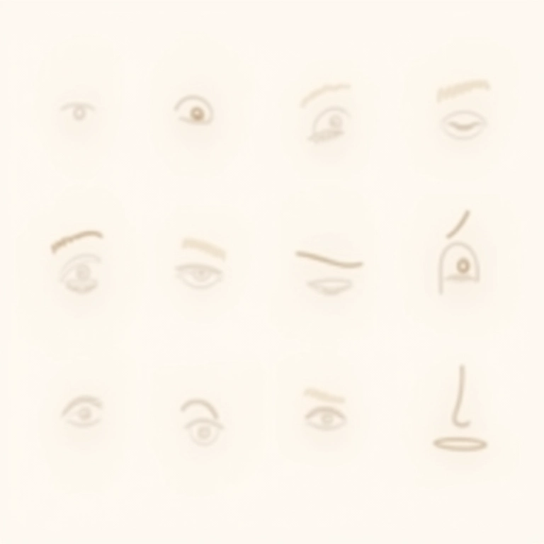 Formatos de sobrancelha para cada tipo de olho.