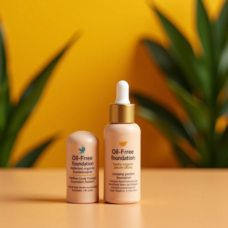 Frascos de base oil-free e não comedogênica.