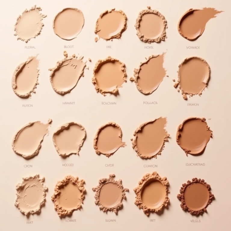 Guia de cores para escolher a base em pó compacta ideal.