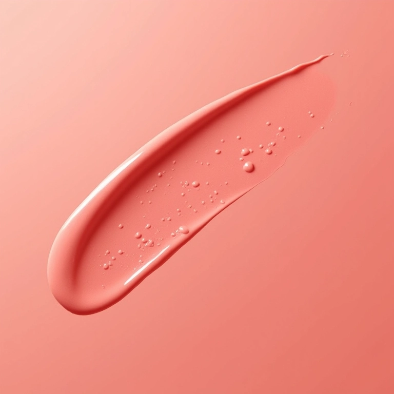 Hidratação da pele com blush cremoso.