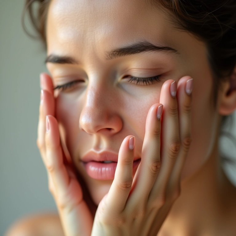 Hidratante facial em spray de ácido hialurônico para peles sensíveis.