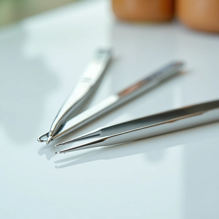 Higiene dos materiais de sobrancelha.