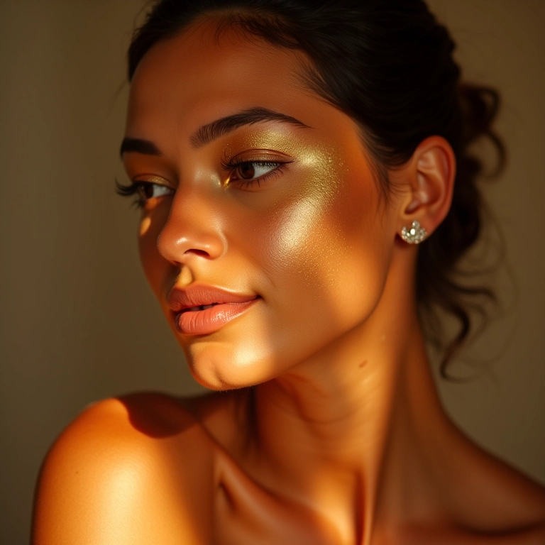 Iluminador cremoso para um brilho radiante e saudável.