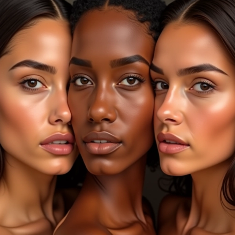 Iluminador e primer glow em diferentes tons de pele: beleza para todos.