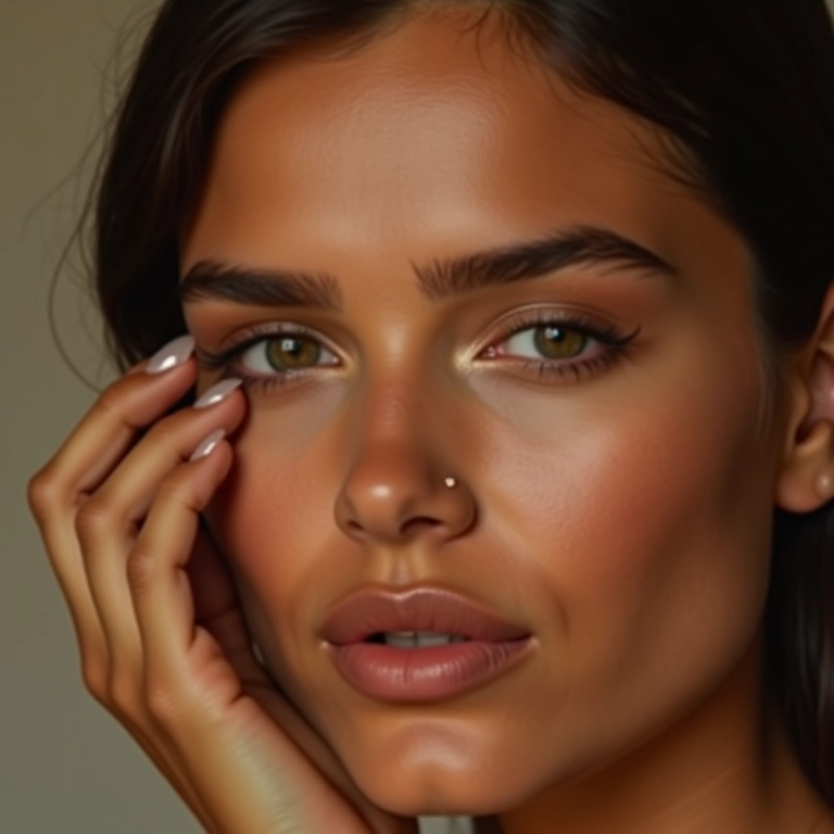 Iluminador em pérolas para pele oleosa, efeito matte.