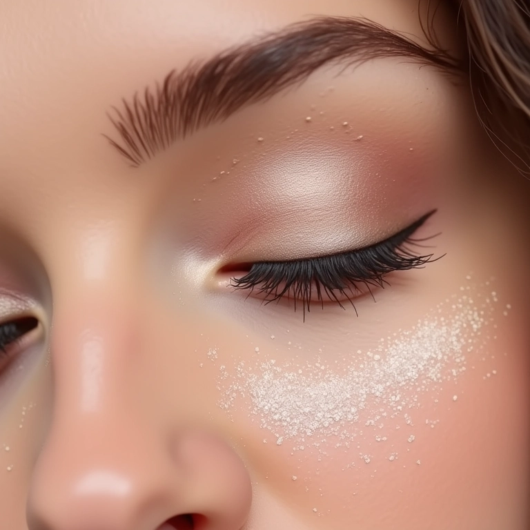 Iluminador em pó solto como sombra: um produto multifuncional para sua maquiagem.