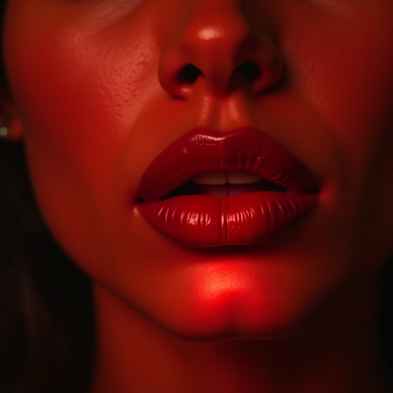 Iluminador no arco do cupido.