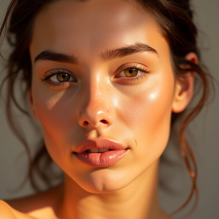 Iluminador para um brilho radiante na maquiagem anos 80.