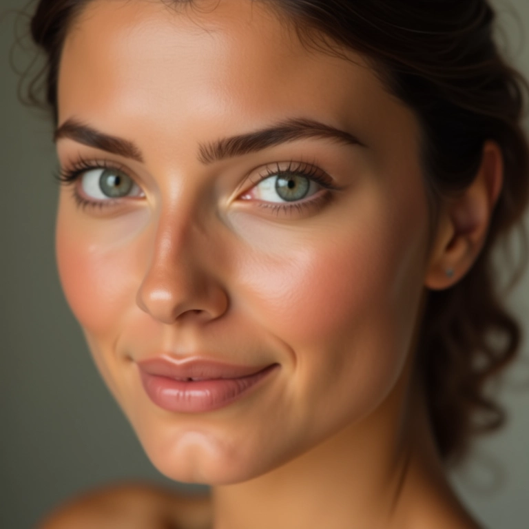 Iluminando o arco do cupido com corretivo mais claro.