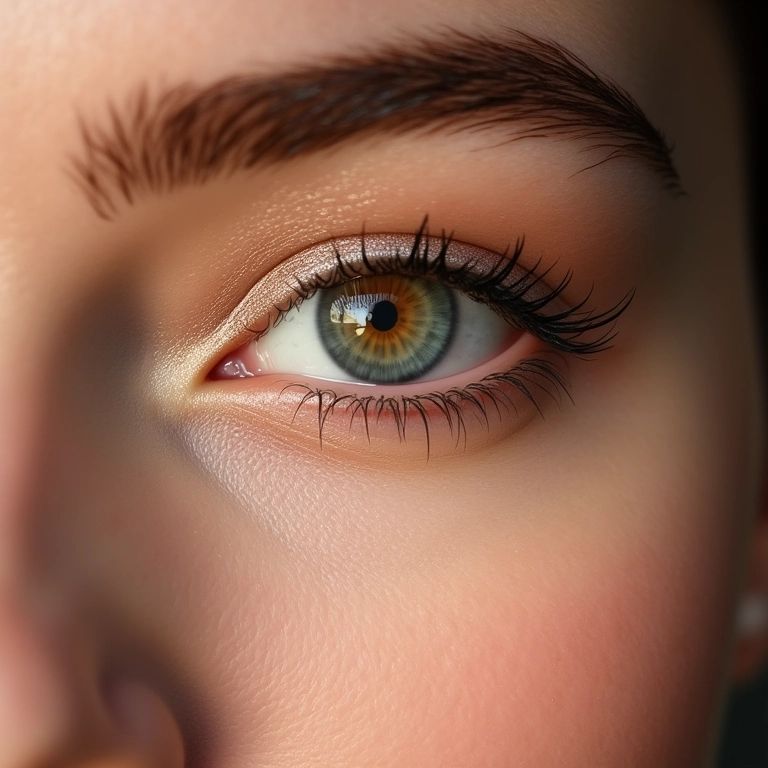 Iluminando o canto interno dos olhos para um olhar radiante.