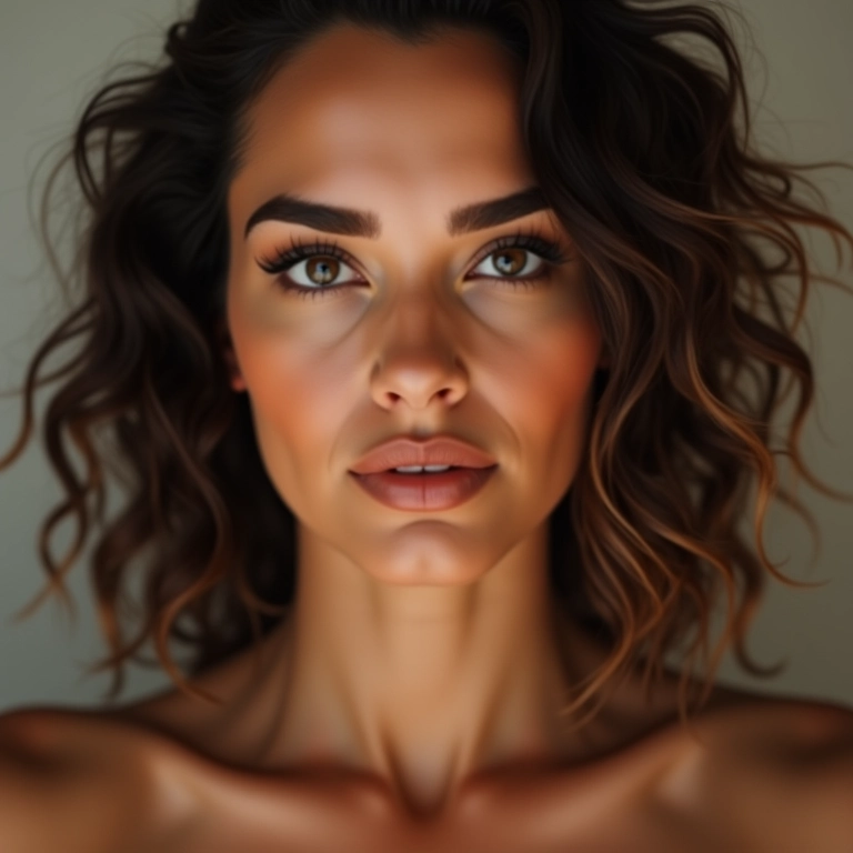 Maquiagem minimalista e natural para o ano novo.