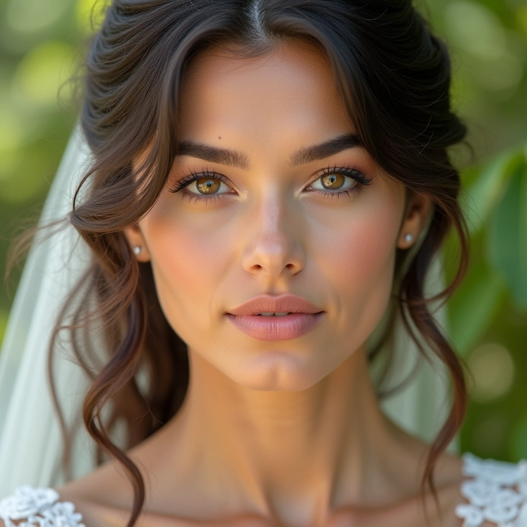 Maquiagem para madrinha de casamento com pele clara e tons pastel.