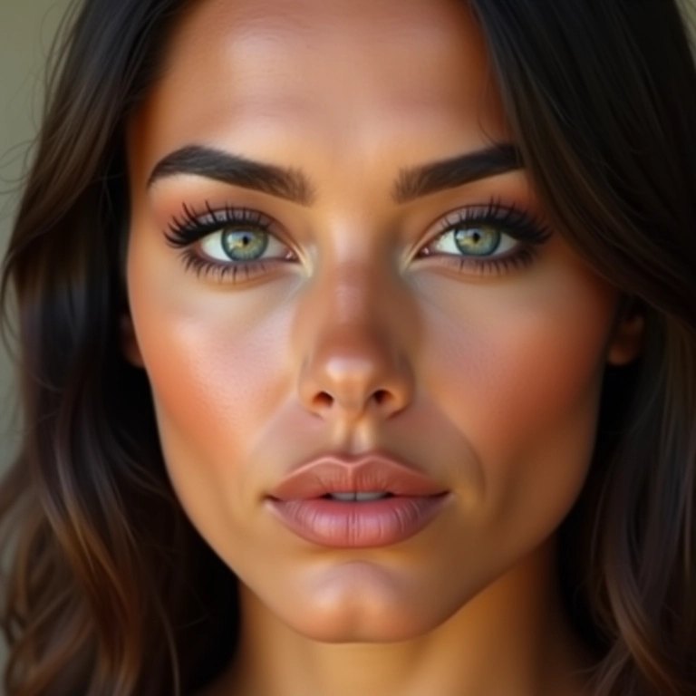 Maquiagem profissional para olhos fundos em mulher brasileira.