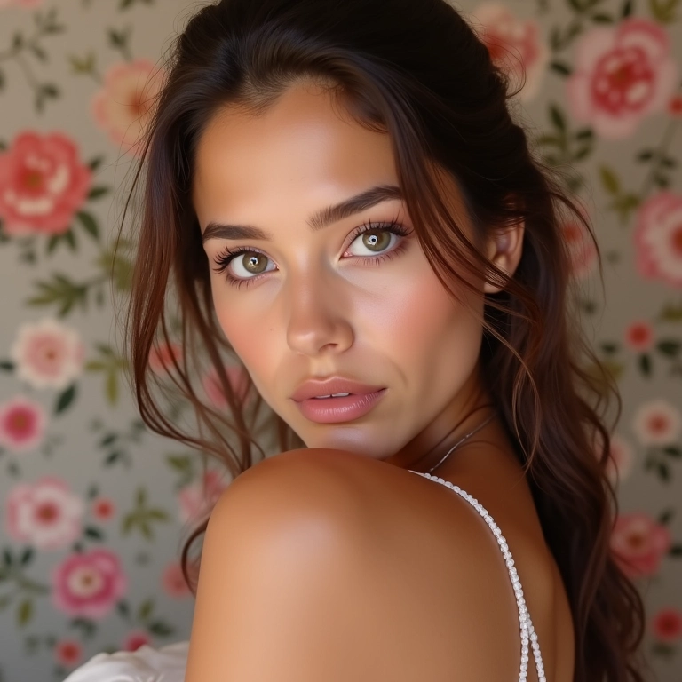 Maquiagem simples e delicada para debutante com modelo brasileira.