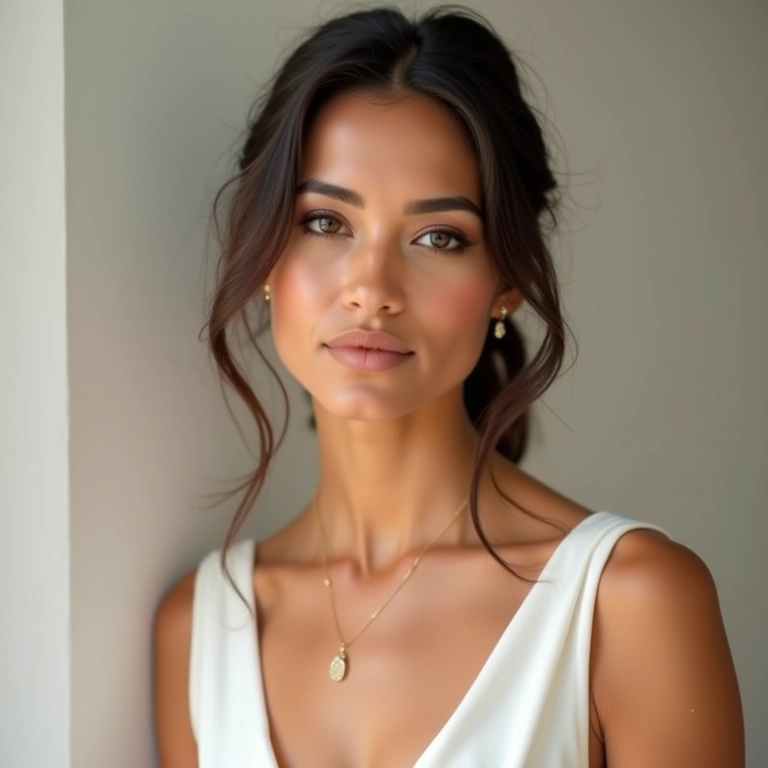 Maquiagem simples e elegante para madrinha de casamento.