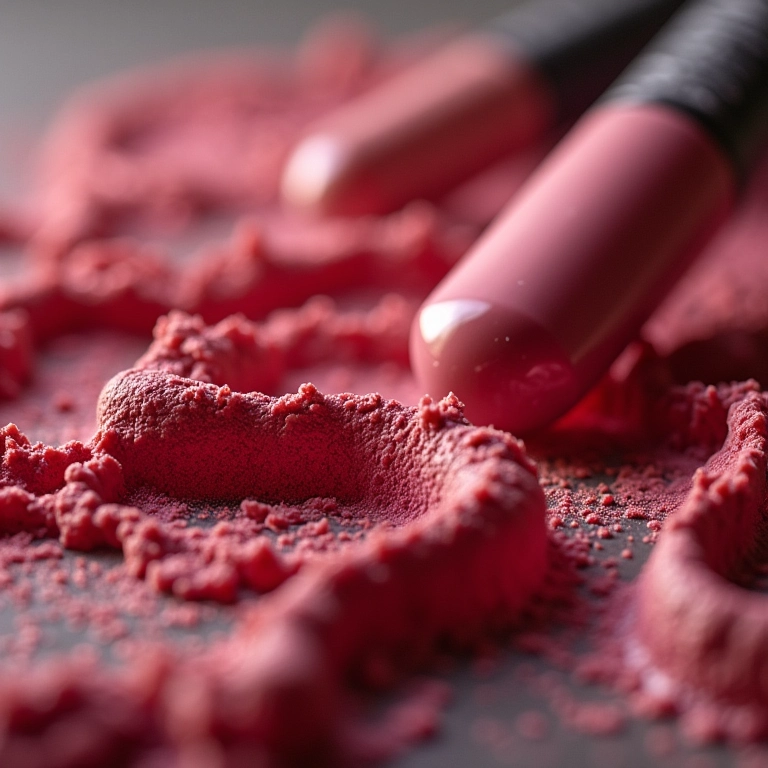 Maquiagem vencida com cheiro e textura alterados.